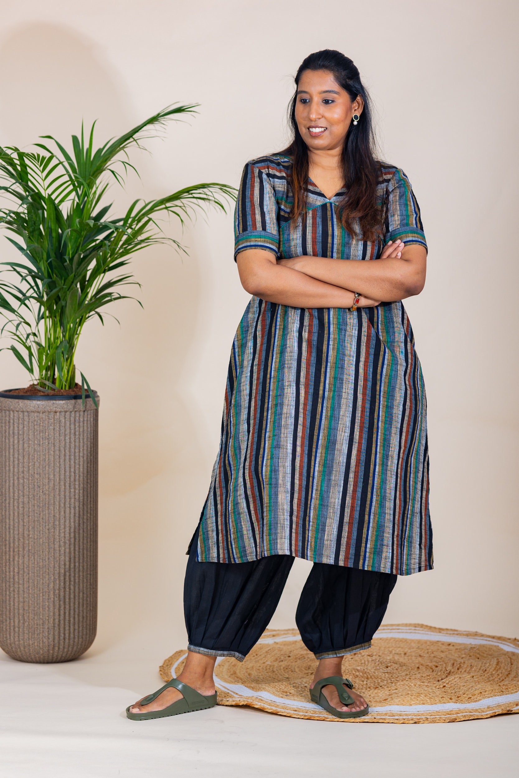 Amara Handloom Cotton Kurta - Label Xari