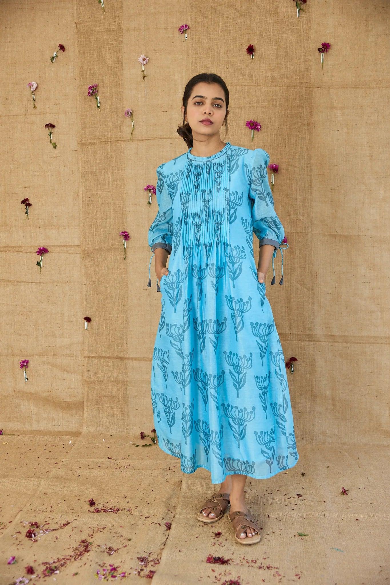 Aqua Blossom Dress - Label Xari